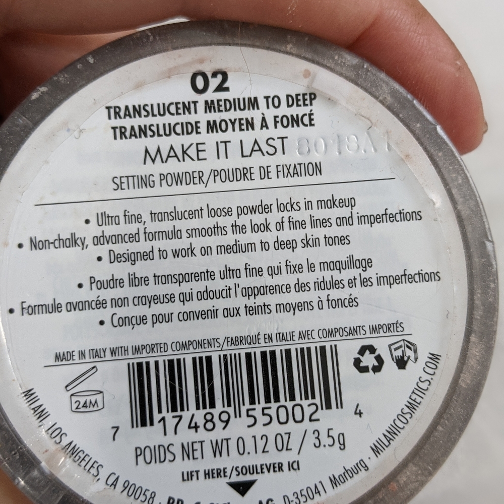 3/$14 Milani med deep translucent setting powder - Picture 6 of 6
